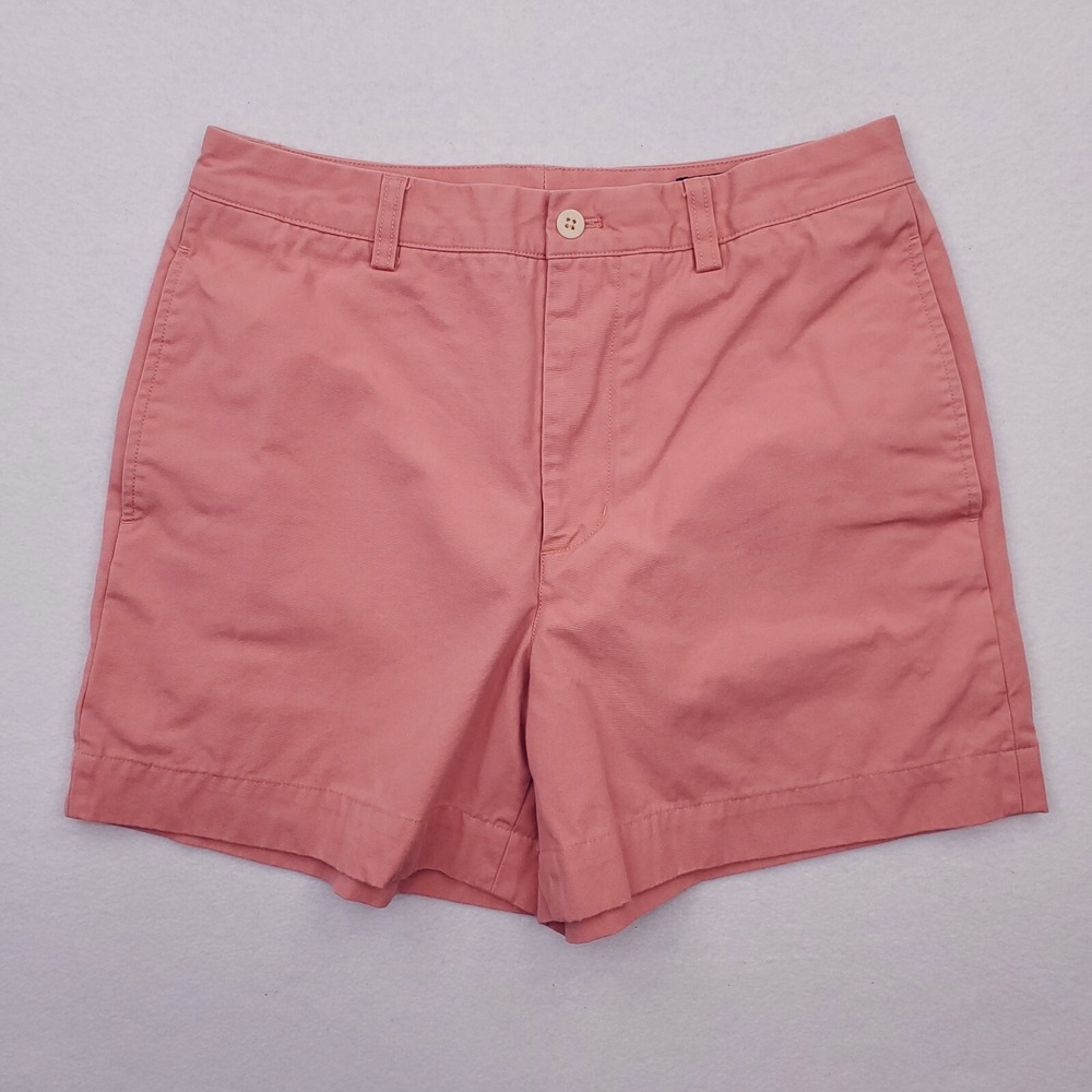 Vineyard Vines Shorts Womens 30 Peach Chino Preppy Canvas Outdoor Relaxed Preppy